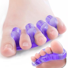 Dr. JK- ToePal Gel Toe Separator, 2 Pairs, Toe Spacers, Bunion Corrector, Christmas Gifts