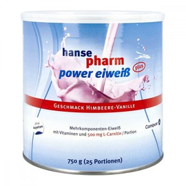 Hansepharm Power Protein Plus Raspberry Vanilla Plv 750 g