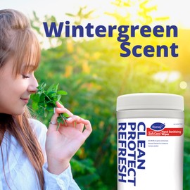 Diversey 100972004 Soft Care Hand Sanitizing Wipes, 70% Alcohol with Aloe & Vitamin D to Kill Germs & Moisturize Skin, Wintergreen Scent, 325-Wipes (Pack of 6)
