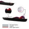 GTINTHEBOX Smoked Lens LED Rear Bumper Reflector Brake Tail Light