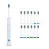 Pursonic Whitening USB Rechargeable Sonic Toothbrush-12 Brush Heads!- 38,000 Brush
