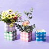 Sass & Belle Gingham Planter Pink