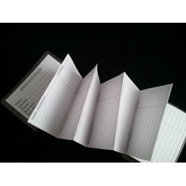 Magnetic Credit Card Size Address Book (White)