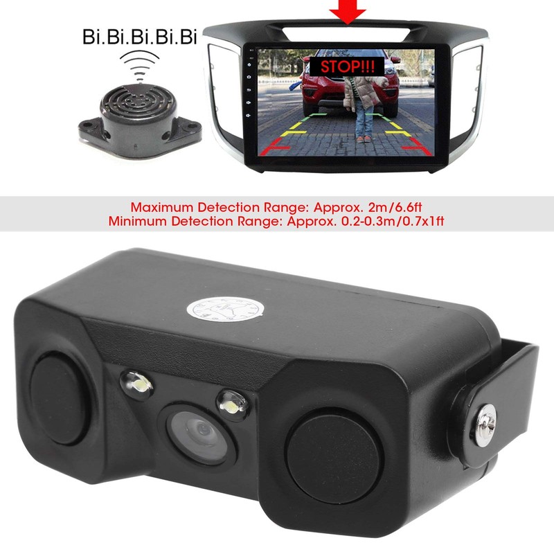 Qiilu Kit de cámara de visión Trasera de Coche, Kit