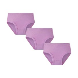 AbileneWu 3 Pack Girls' Briefs Toddler Pure Cotton Panties Soft Underwear Purple