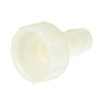 sourcing map ABS Hose Connector Coupling 10 mm Barb x