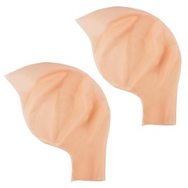 Pack of 2 Bald Latex Wig Cap Latex Bald Cap Latex Bald Hat Headwear - Ideal for Cosplay, Realistic Scalp Simulation for Adults and Teenagers