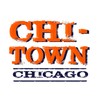 CafePress Chicago CHI Town Round 4" MDF Holiday Ornament