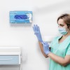 Glove Box Holder, Adhesive Wall-Mounted Metal Dispenser, Tool-Free Organizer for