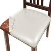Lufyzora Pu Leather Dining Chair Seat Covers Set of 2,