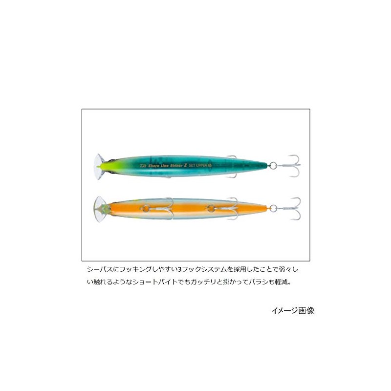 Daiwa Shoreline Shiner Z Set Upper 125S Lime Chart Konoshiro
