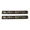 Gelz 2 x 106mm BLACK EDITION Domed Stickers/Decals