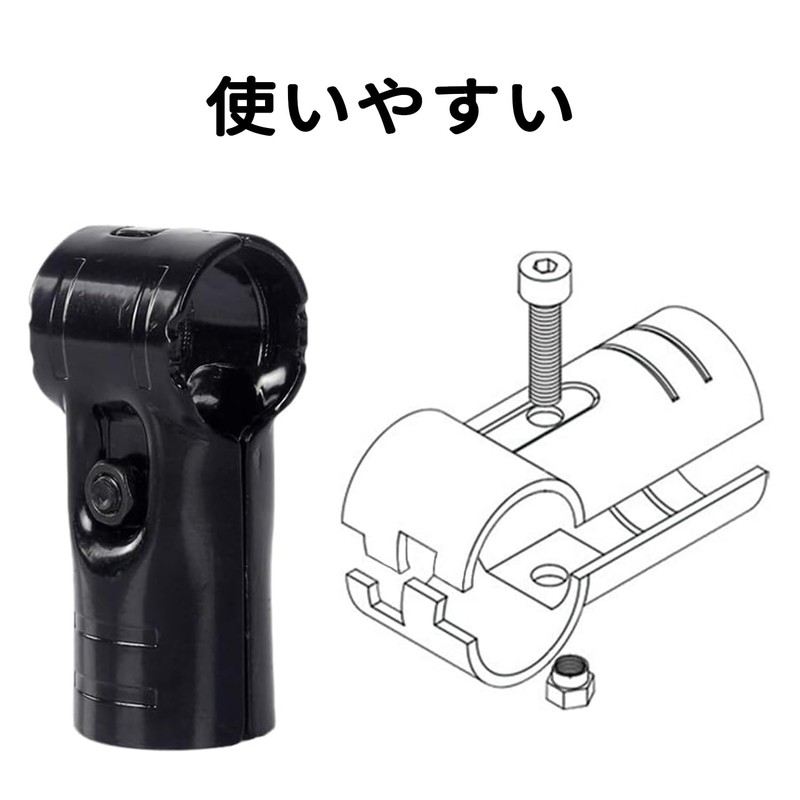 JooBsoso Erector Pipe Joint (Pack of 2) Erector Pipe Attachment
