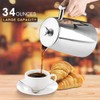 Secura French Press Coffee Maker, 34-Ounce, 304 Stainless Steel Insulated