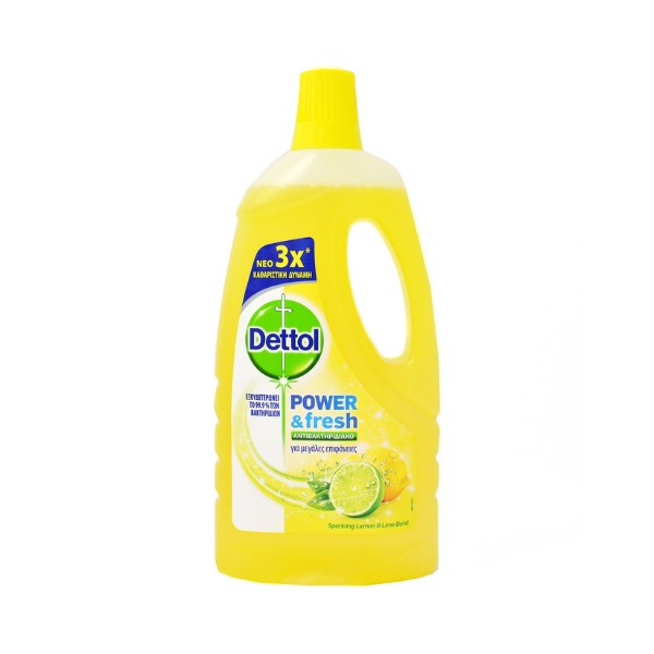 Dettol Power & Fresh For Large Surfaces Refreshing Sparkling Lemon & Lime Burst 500 ml