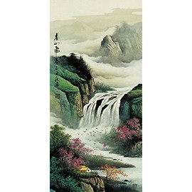 EAPEY Chinese Scroll Wall Art Feng Shui Paintings for Living Home Decorations