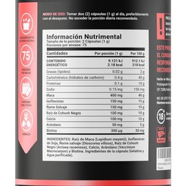 B Life Company Womens Zen de 150 Cápsulas. Ingredientes Naturales: Maca, Isoflavonas, Ñame Salvaje, Arándano, Raíz de Cohosh Negro, Calcio y Biotina. Womens Zen