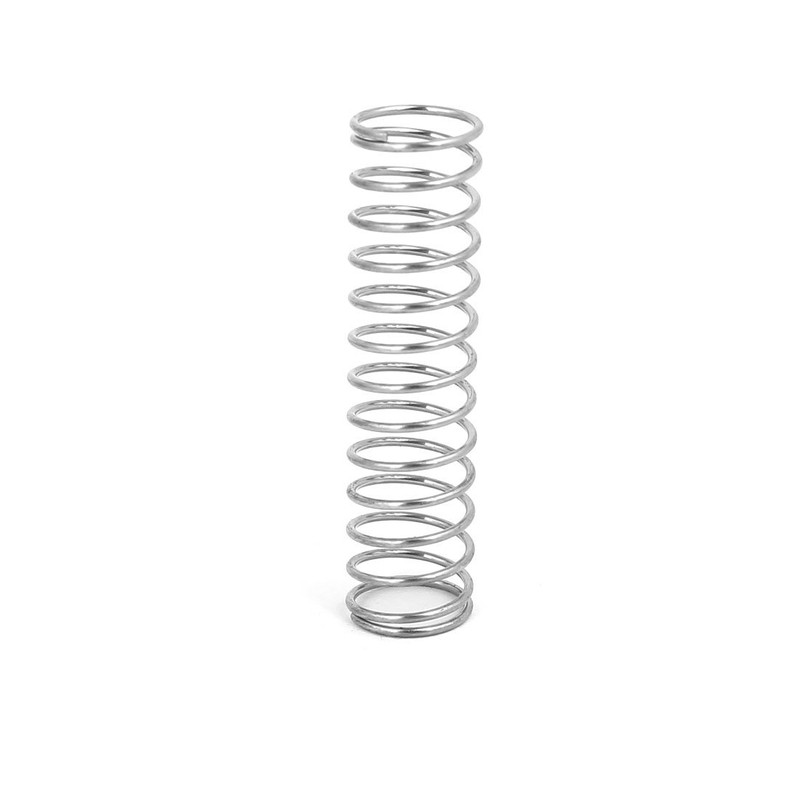 sourcingmap 0.7mmx9mmx35mm 304 Stainless Steel Compression Springs Silver Tone 10pcs
