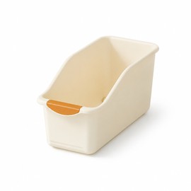 3pcs Curved Plastic Storage Bins for Home Organization - Open-Front Multipurpose Organizers for Cleaning Supplies and Household Essentials