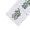 Hanging Storage Bag 3 Compartment Foldable Rhinestone Painting Pattern DIY