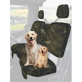 ZIDIYORUO Camo UTV Seat Cover, Waterproof Seat Cover Set Compatible with 2016-2025 Can Am Defender, PU Coatin Split Bench Seat Covers Defender Accessories-Camo