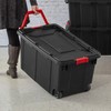 Sterilite 2-Pack Industrial Tote, Heavy-Duty Storage Bins w/ Lids and