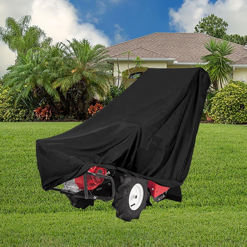 COOSOO Gas Rototiller Cover 420D Oxford Heavy Duty Waterproof Rear