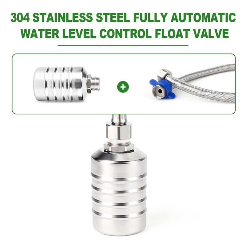 TAISHER 1/2" 3/4" 304 Stainless Steel Automatic Water Level Control