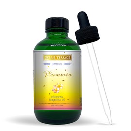 Plumeria Fragrance Oil 4oz with a Glass Dropper for Diffuser | Kosher Certified, Vegan Certified, and GMO-Free Verified. Made in USA - (Pack of 1) - Fragrance Oil