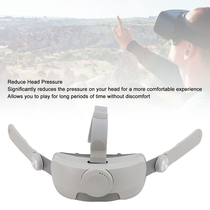 VR Head Strap Adjustable Reduce Head Pressure Replacement VR Headset