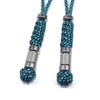 Trufas 2 Pack Paracord Knife Lanyard with Stainless Steel Beads