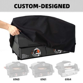 Waterproof Cover for Blackstone 22" Pizza Oven 6960 Series, COMPEAK Cover for Blackstone Pizza Conversion Kit, Outdoor Griddle Accessories, Windproof (Oven Not Included)