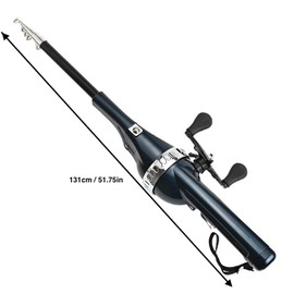 Fishing Rod, Telescopic & Collapsible Fishing Rod and Reel Combo, Foldable Stainless Steel Fishing Rod for Fishermen Kids Adults Travel Saltwater Freshwater