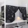 Navhao 2 Panels Dorm Bottom Bunk Privacy Bed Curtains Cloth
