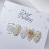 [Handmade Nail Tips] Nail tips for tanning polka dots -