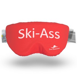 Two Horizons Ski Goggles Protective Cover | Protects Against Scratches | Microfibre Glasses Cleaning Cloth | Style with Smile | Ski Goggles Protective Cover | Ski Goggle Cover | Ski Goggles Protection