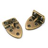 Highpoint 90 Degree Stop Hinge Antique Brass Plated 2-19/32" X