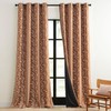 LIMON HOME 108 Inch Blackout Curtains for Living Room Bedroom,Terracotta