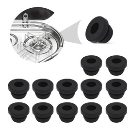 PHATRIP Pack of 12 Rubber Grommet Guides Rubber Feet Rust Rubber Feet Protective Rubber Grommet Guides for RV Cookers Compatible with Dometic, Smev and Thetford 5mm Rods