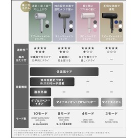 SALONIA SL-013MP SL-013MP Speedy Ion Dryer, Large Airflow, Quick Drying, Lightweight, Negative Ion