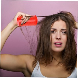 Beavorty 12pcs Double Sided Fine Toothed Combs for Detection Plastic Hair Combs for Nits Removal and Adults Random Colors Random Color