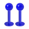 2pc 1.2mm 16g Labret Bar Studs Lip Ring Monroe Tragus