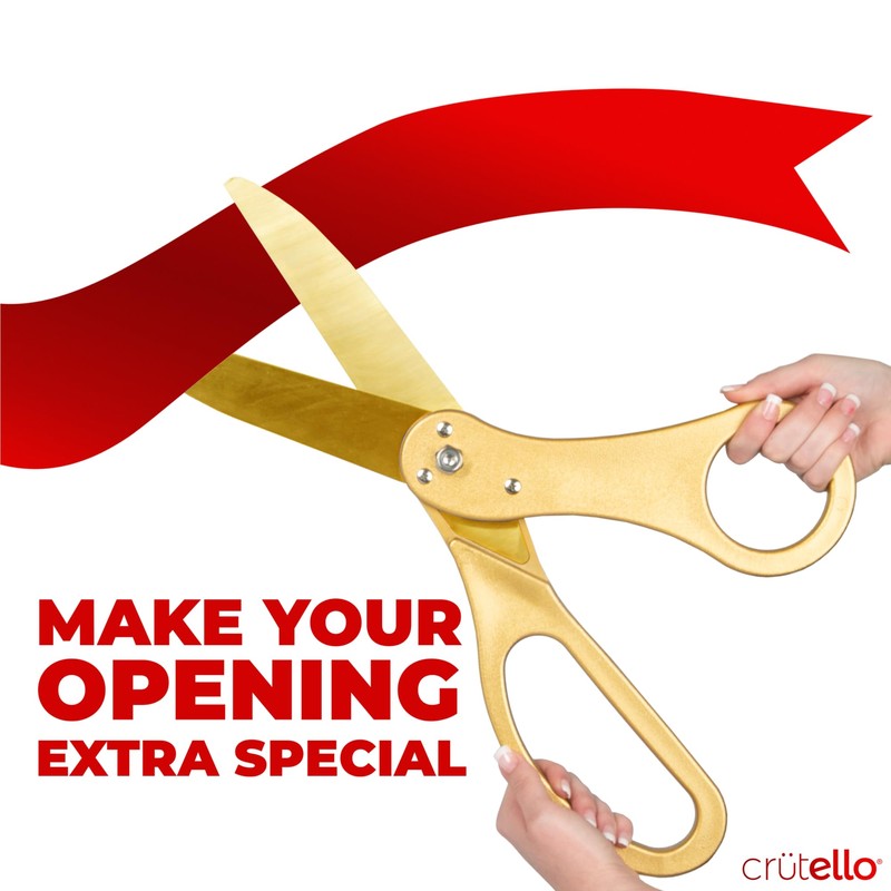 Crutello Ribbon Cutting Ceremony Kit - Grand Opening Ribbons and