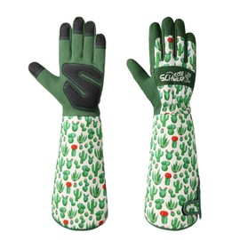 Schwer Gardening Gloves for Women, Rose Pruning Gloves with Reinforced Fingertips & Palm, Touchscreen, Breathable Long Garden Glove for Yard, Gardening Essentials & Supplies, Gifts for Gardener, S