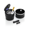 Ziciner Car Ashtray with Lid, Detachable Auto Ashtray with Led