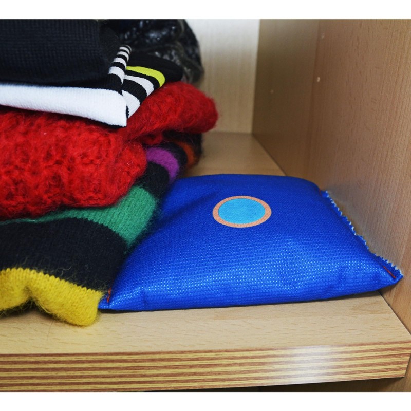 Pack of 2 Dehumidifier Cushions Car Interior with Indicator Dehumidifier
