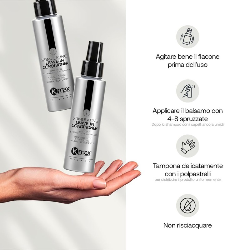 Kmax Stimulating Leave-In Conditioner - Leave-In Conditioner, Anti-Hair Loss Effect