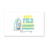 CafePress Wash and Fold Car Magnet 20 X 12 Car