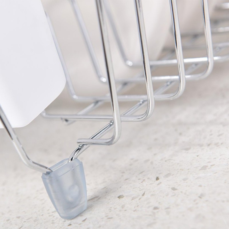 IKEBANA Dish Drying Rack Kitchen in-Sink Chrome Finish Wire Dish