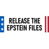 Release the Epstein Files Sticker 3x9" Stop the Elite Cover-Up
